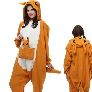 Kangaroo Kigurumi Onesie Anime Cosplay Costume